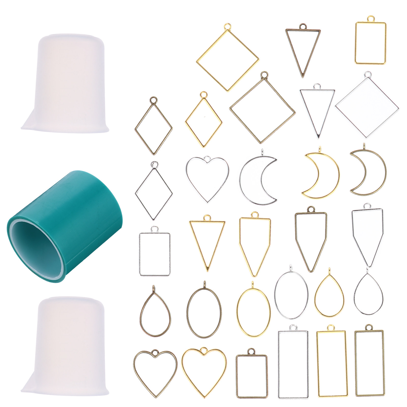 Jewelry Making With Resin - Craft Kit DIY Keychain Acrylic Making