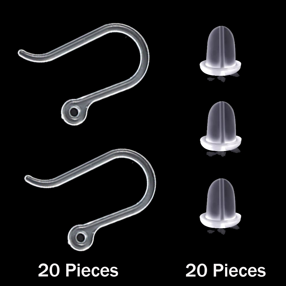 Jewelry Making With Resin - 20pcs Plastic Earring Hooks Ear Wire