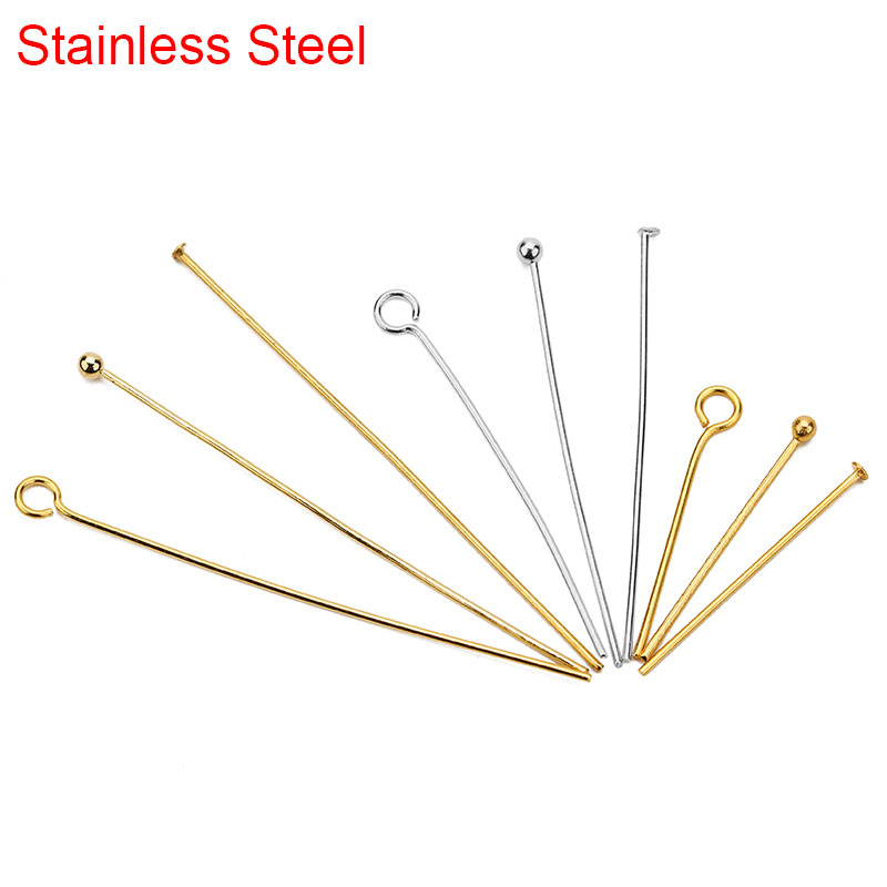 Jewelry Making Rivets - Bộ 100 Dây Thép Không Gỉ
