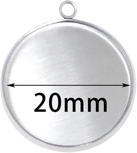 20 Pieces Stainless Steel Roun - đánh giá và giá Jewelry Making With Resin