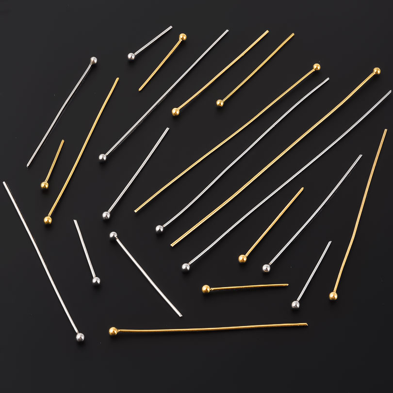 50pcs/Lot 18K Gold Plated Ball - đánh giá và giá Jewelry Making Rivets