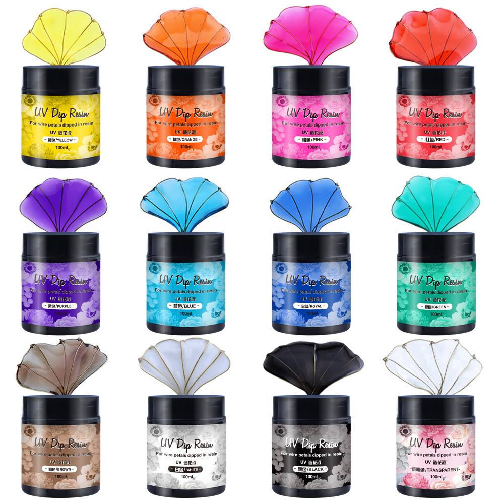 40/100ml UV DIP RESIN High Tra - đánh giá và giá Jewelry Making Uv Resin Kit