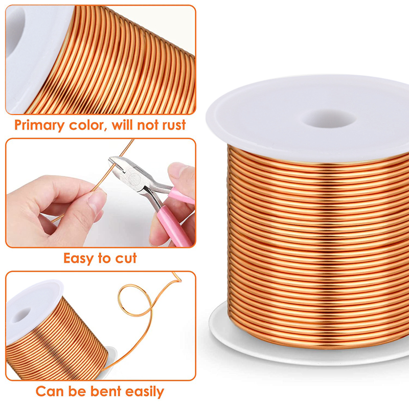 1-3Roll  Soft Copper Wire for  - đánh giá và giá Jewelry Making Pieces