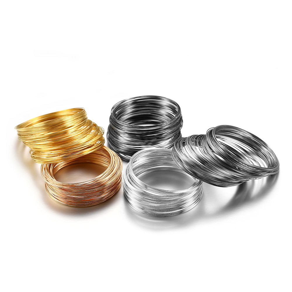 100 Loops/lot 0.6mm Silver Gol - đánh giá và giá Jewelry Making Pieces