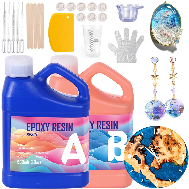Easy Mixing Epoxy Resin Kit Cr - đánh giá và giá Jewelry Making Uv Resin Kit