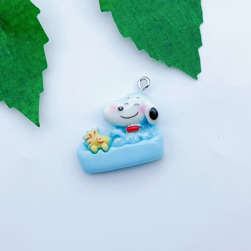 12pcs resin cartoon dog pendan - đánh giá và giá Jewelry Making With Resin