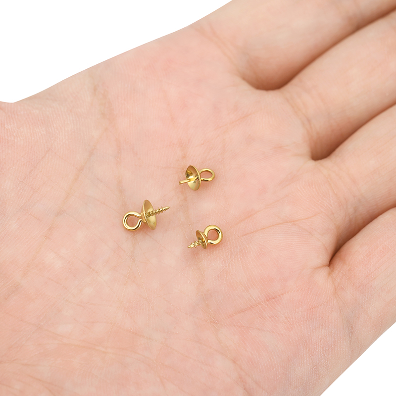 20pcs Stainless Steel Pearl Pe - đánh giá và giá Jewelry Making Rivets