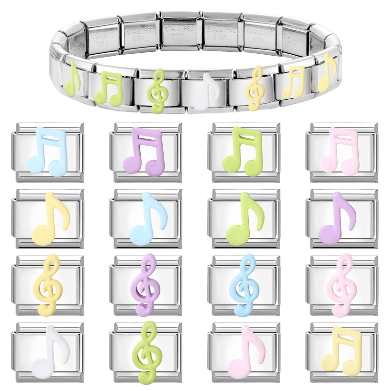 Y2K Colorful Musical Notes Zir - đánh giá và giá Jewelry Making Notes