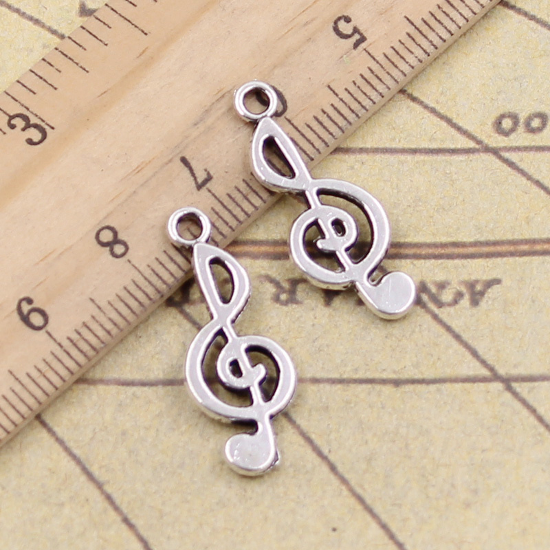 40 Chiếc Quyến Rũ Nốt Nhạc 26X - đánh giá và giá Jewelry Making Notes