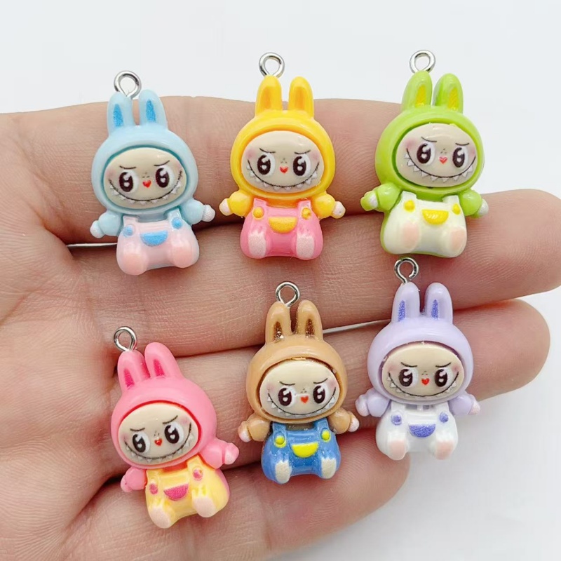10Pcs Kawaii Rabbit Strawberry - đánh giá và giá Jewelry Making With Resin