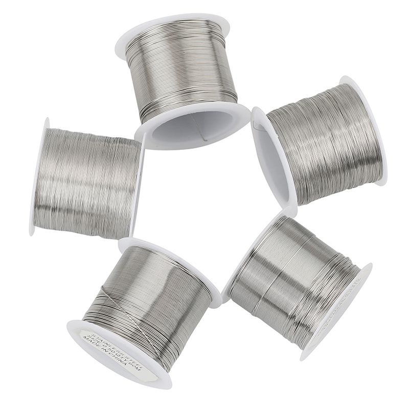 1roll Stainless Steel 0.2 0.3  - đánh giá và giá Jewelry Making Pieces