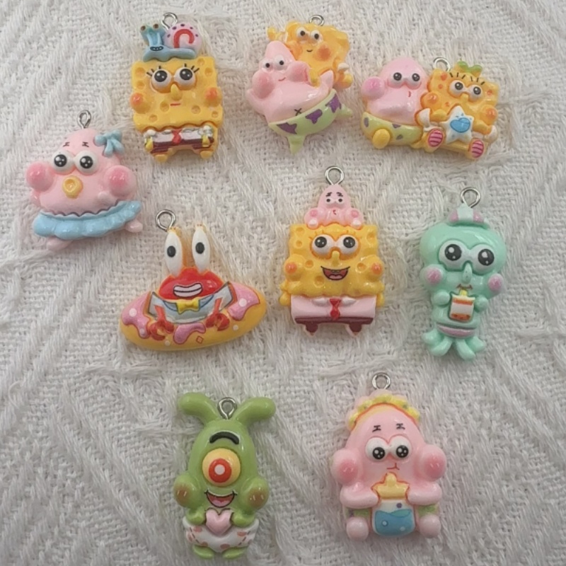 10pcs cartoon resin pendant, D - đánh giá và giá Jewelry Making With Resin