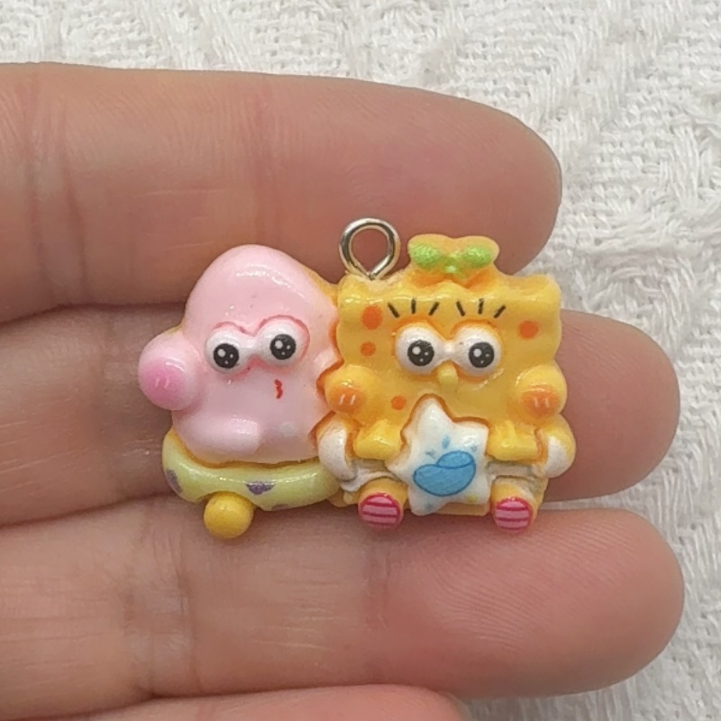 10pcs cartoon resin pendant, D - đánh giá và giá Jewelry Making With Resin