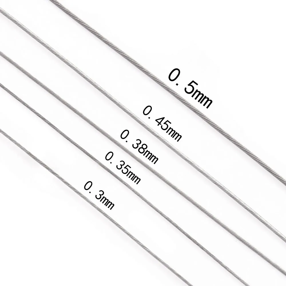 328 ft/100m 7 Strands Stainles - đánh giá và giá Jewelry Making Pieces